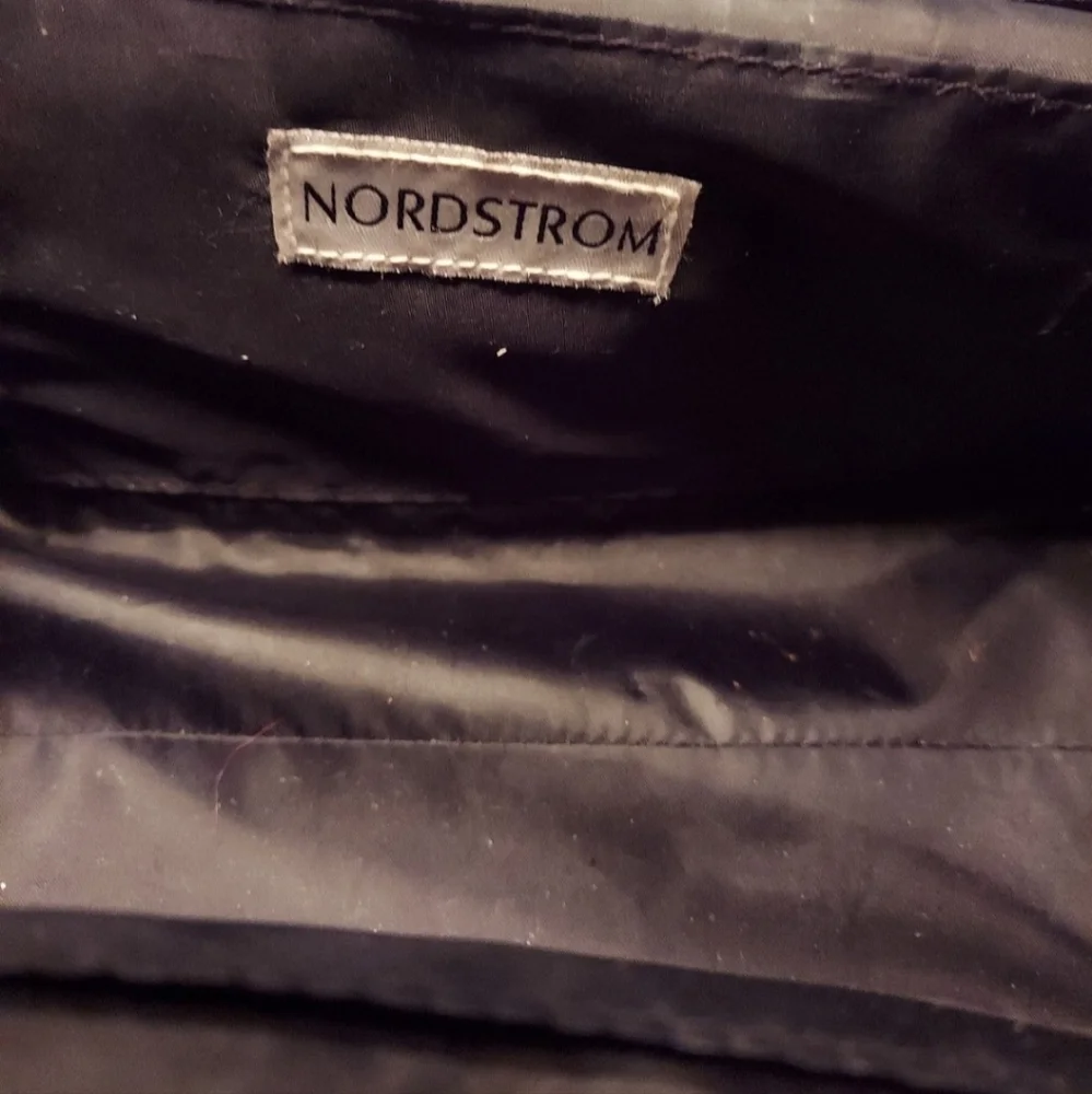 Y2K Nordstrom Exclusive Vintage XL Clutch Makeup Pouch Toiletry Bag Zebra EUC!